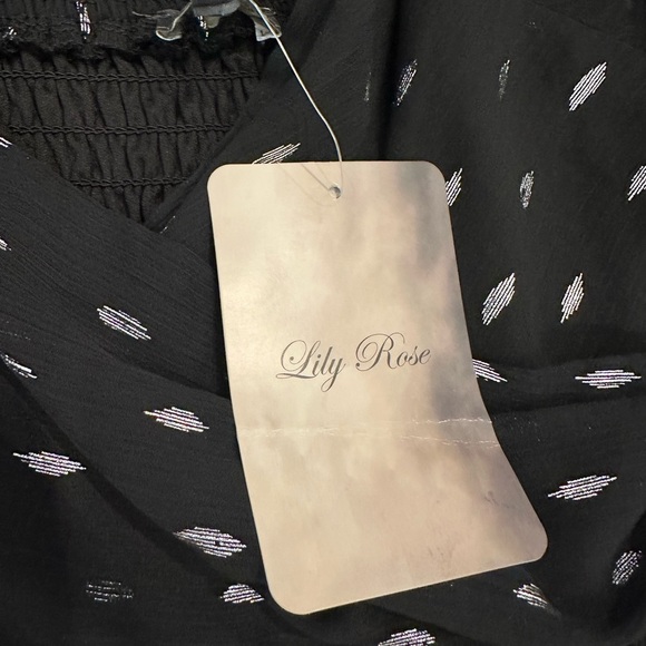 Lily Rose Black and White Dress - Junior Medium M NWT New SKU #A001 - Picture 5 of 8